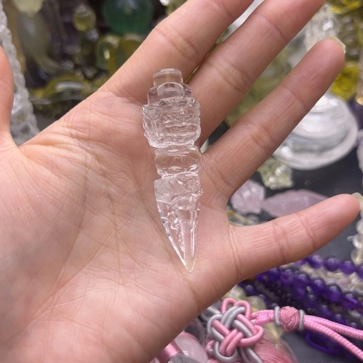水晶未镶嵌珠宝半成品摆件