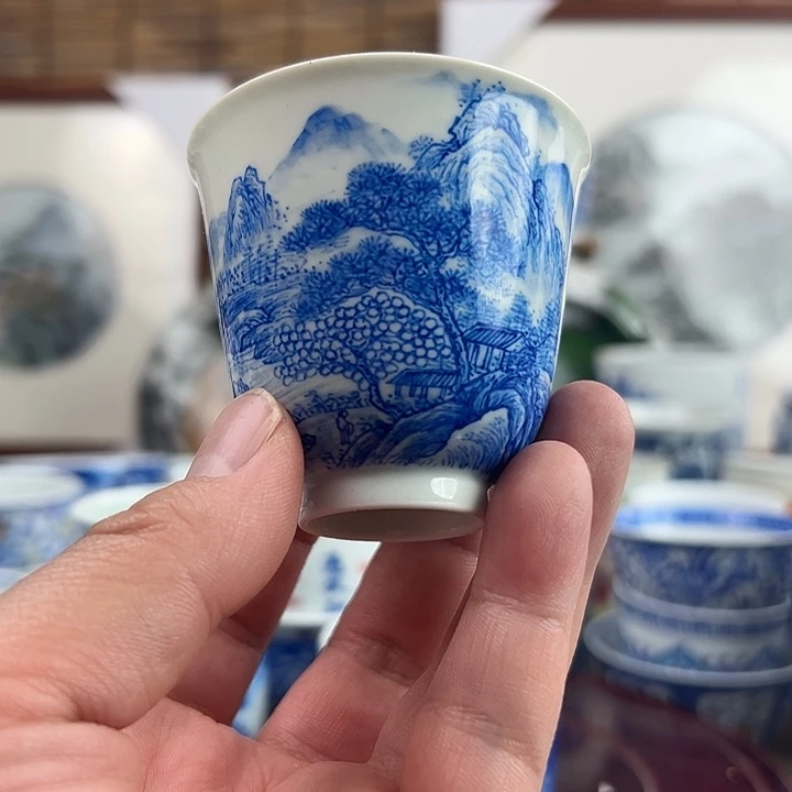 景德镇陶瓷手绘杯子