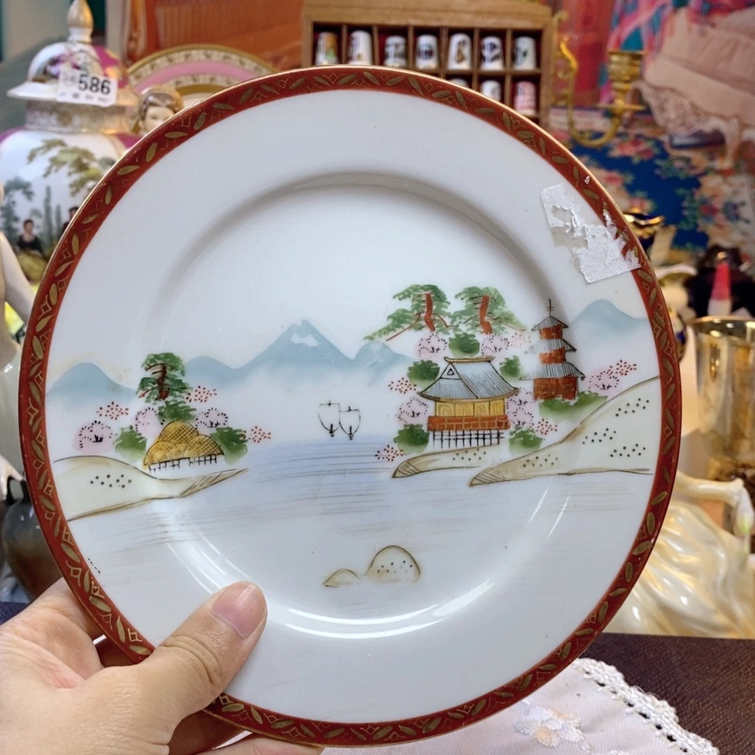 瓷片瓷器欧瓷咖啡杯水晶杯