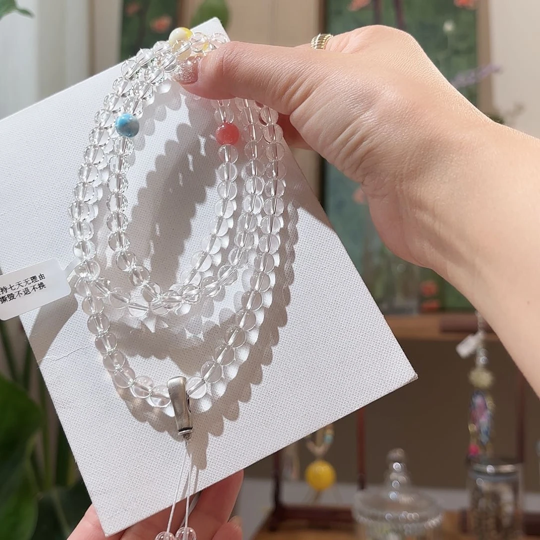 水晶手链银S925镶嵌?***设计款