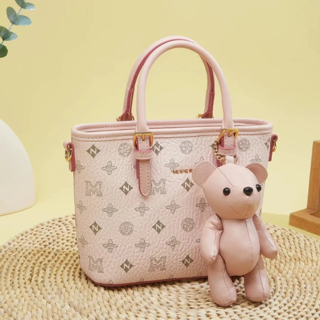 稻草人包包女2025新款时尚印花单肩斜挎包高级感百搭手提菜篮子包