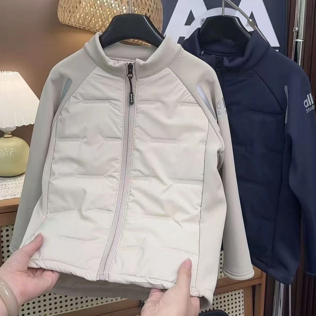 【实体品质】棉袄立领男童女童连帽加绒加厚款棉服冬季常规厚款加厚