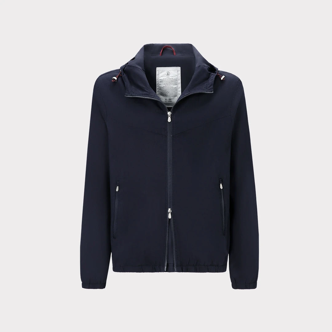 天丝亚麻顶奢！男士春夏连帽外套亚麻再生纤维抗菌环保夹克1603