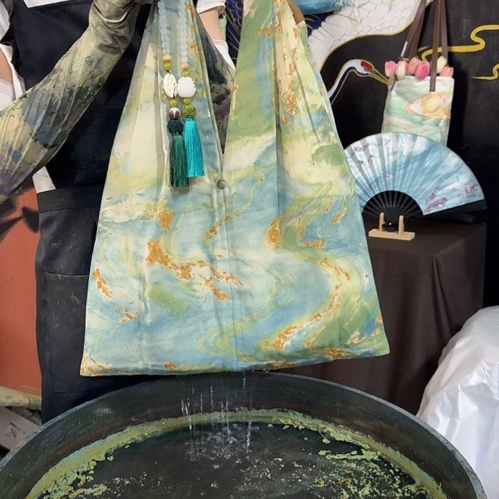 043荷塘月色禅意包包