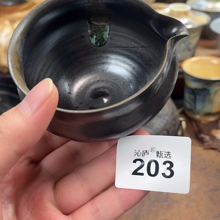 沁庐柴窑古法柴烧全手工茶具