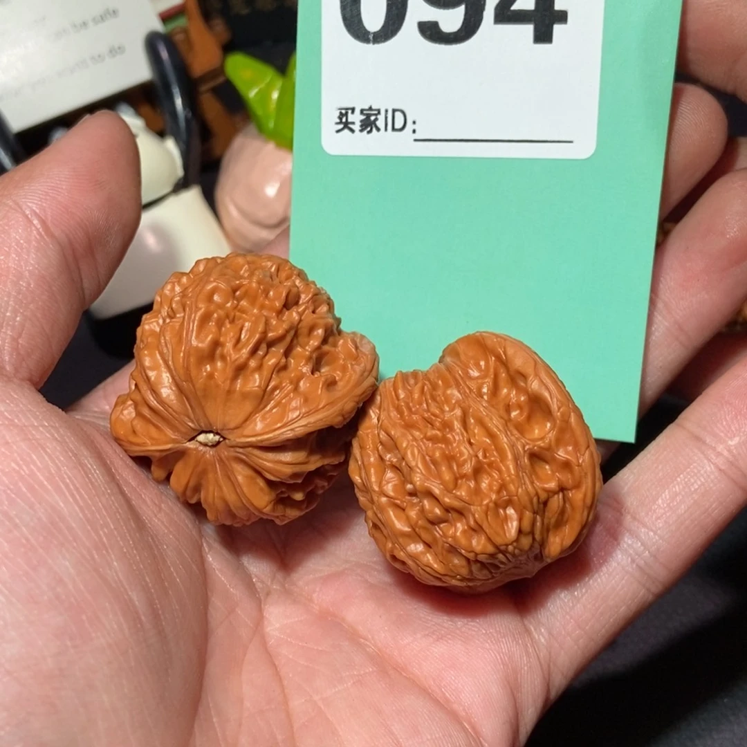 文玩核桃把件094磨盘