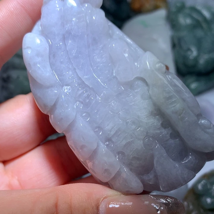 翡翠未镶嵌颈饰保真天然A货翡翠