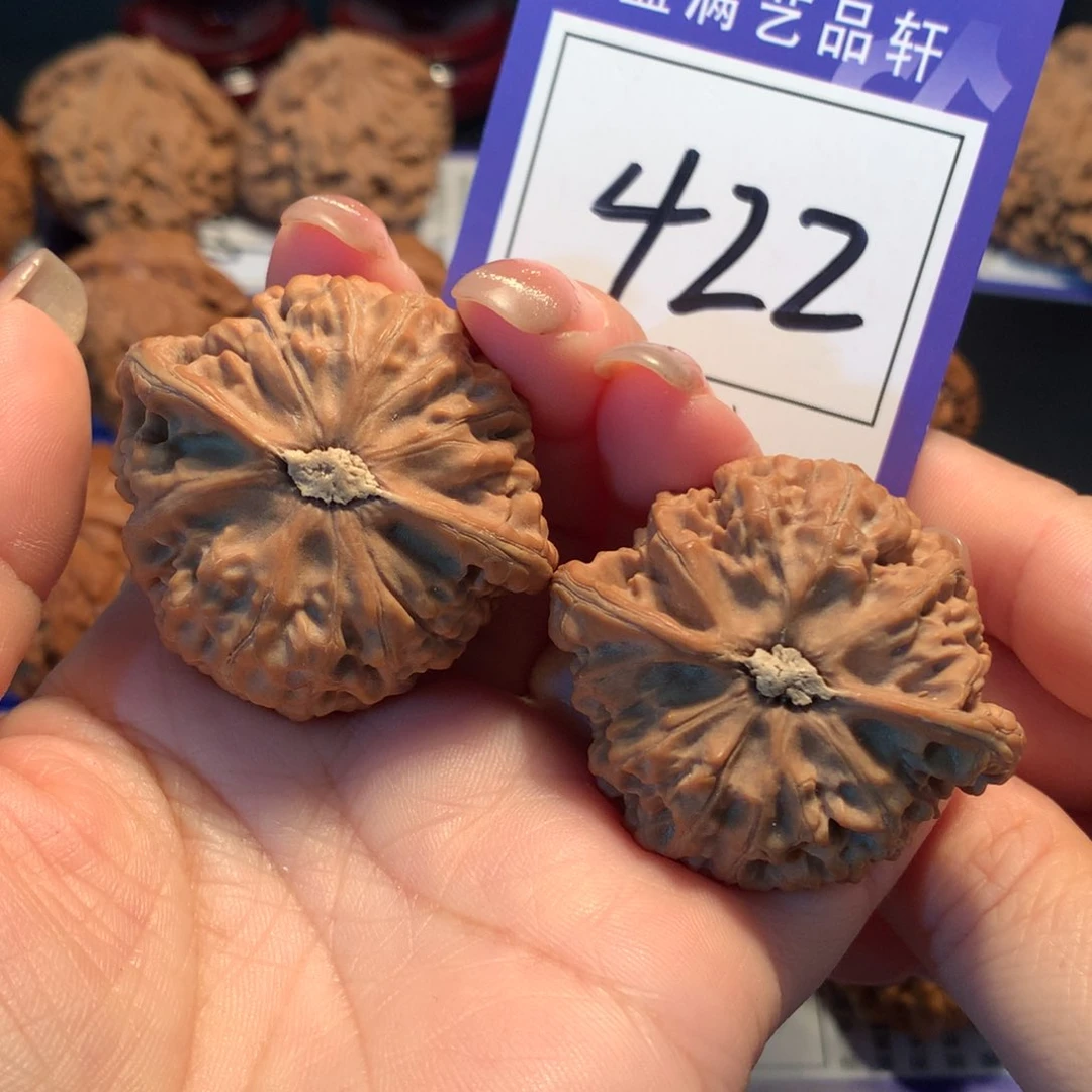 文玩核桃把件422宫灯4.3全品