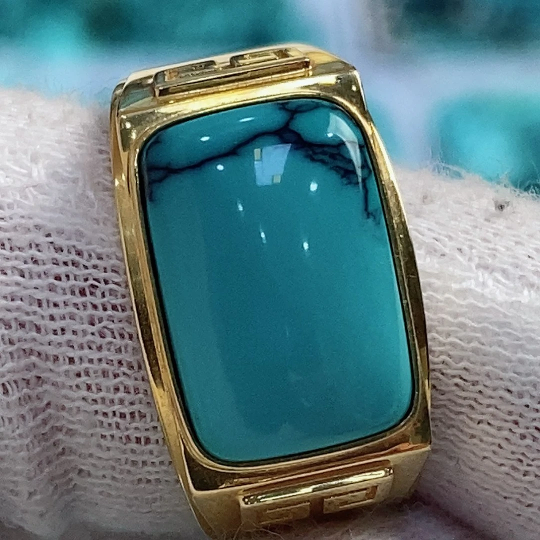 绿松石配饰18K金镶嵌