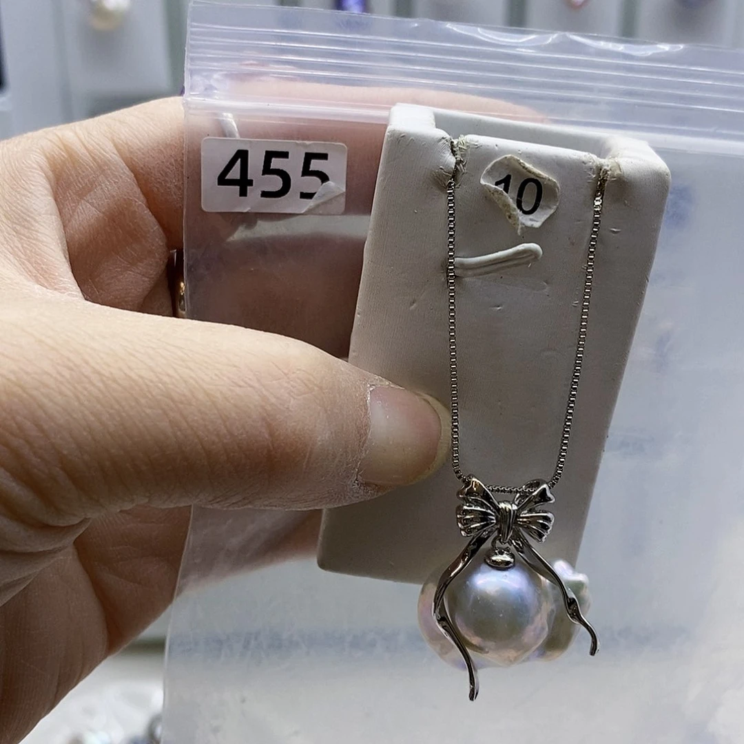 颈饰合金淡水珍珠