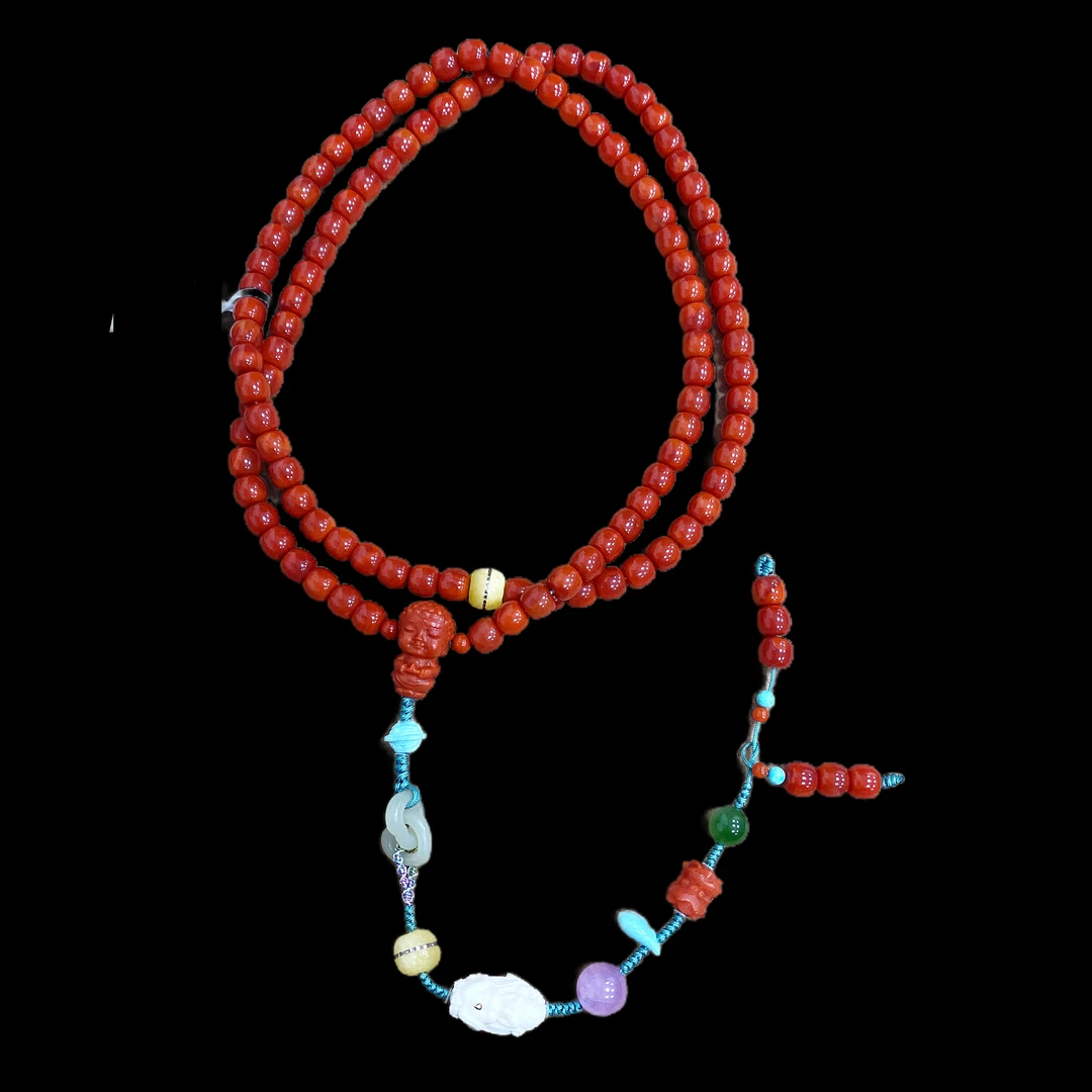 V7996南红项链孤品