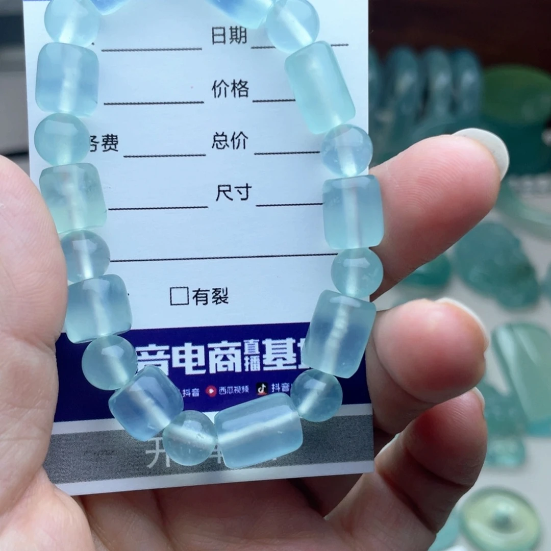 未镶嵌蛇纹石玉手链