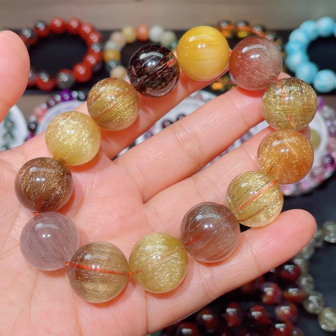 水晶手链未镶嵌发晶手链