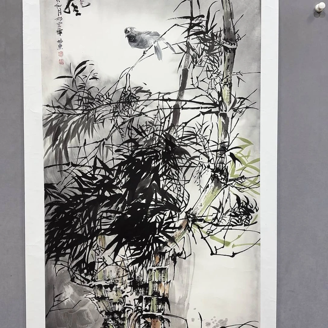 国画亲笔手绘放心去藏
