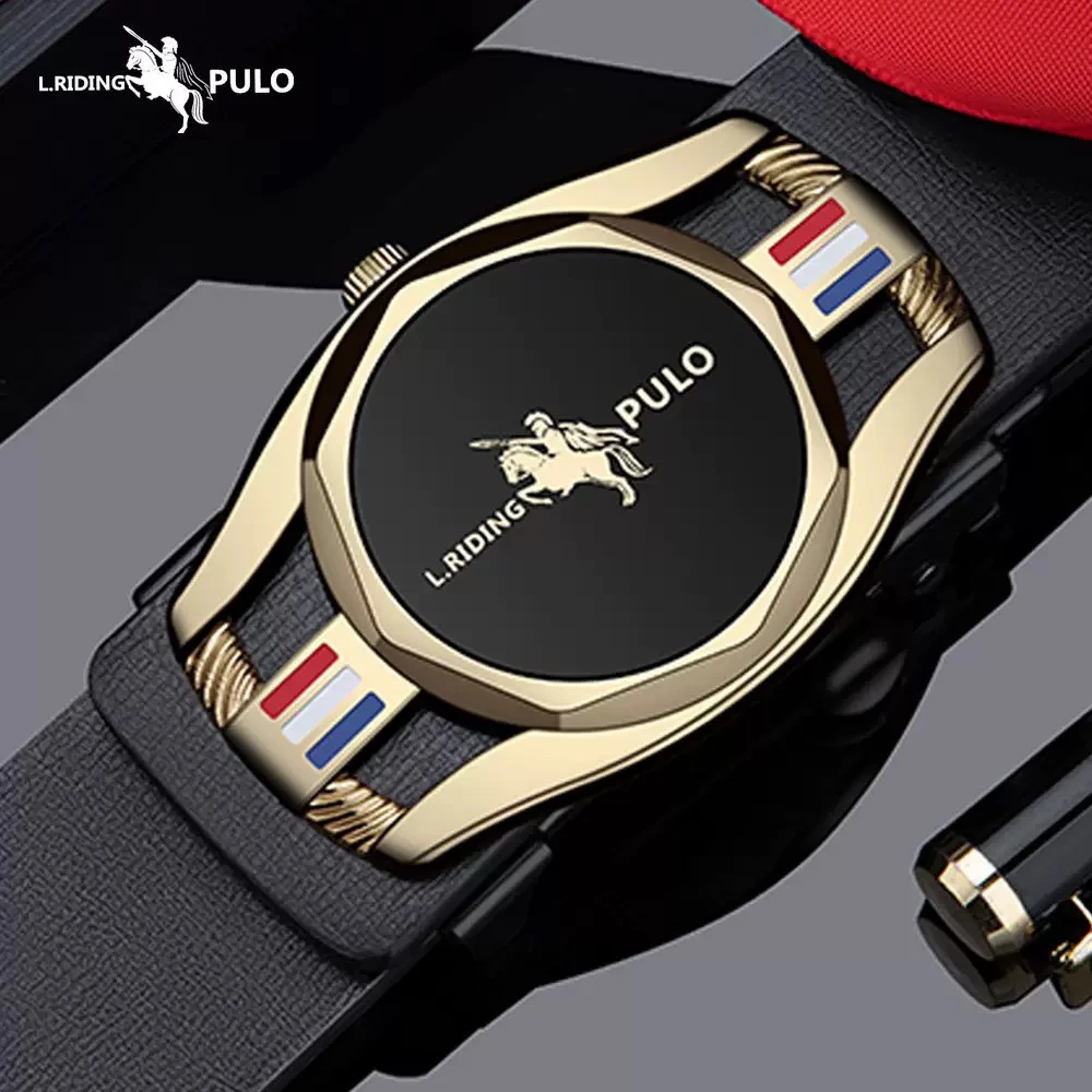 高档私人定制2025新款自动扣男士宽腰带商务定制皮带