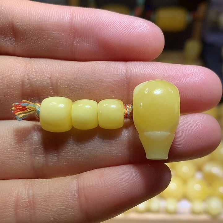 蜜蜡未镶嵌裸石天然俄料白花蜜蜡直切套装8-11.6左右