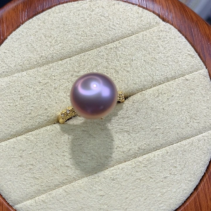 合金戒指淡水珍珠