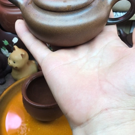 紫砂茶壶还原烧柿园180豪升