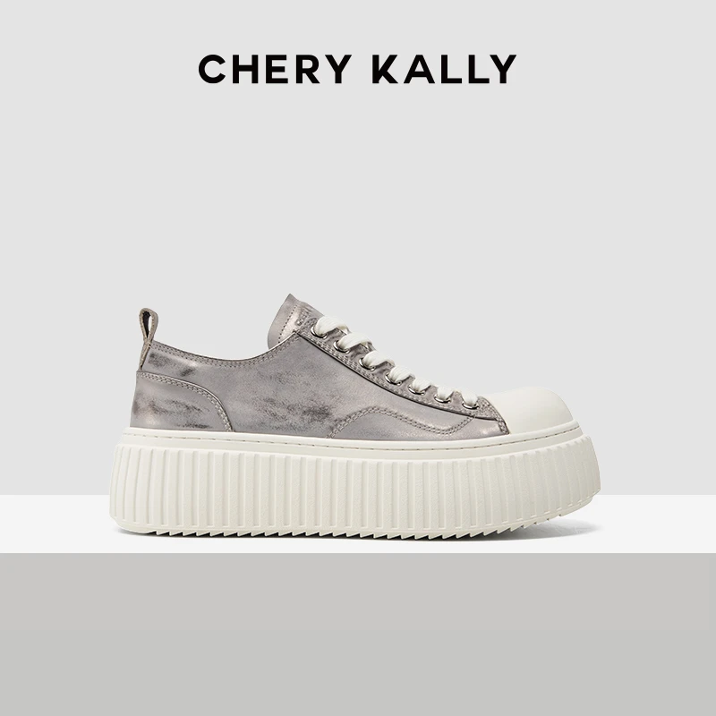 活动专享！时尚女士真皮透气春季运动黑色休闲百搭鞋963XB4412