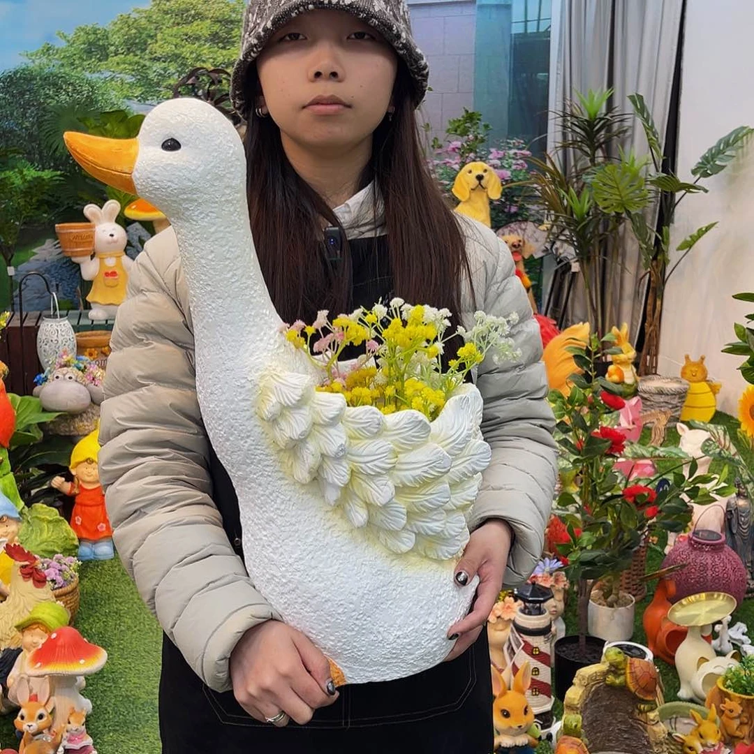 红陶花园庭院摆件&000&