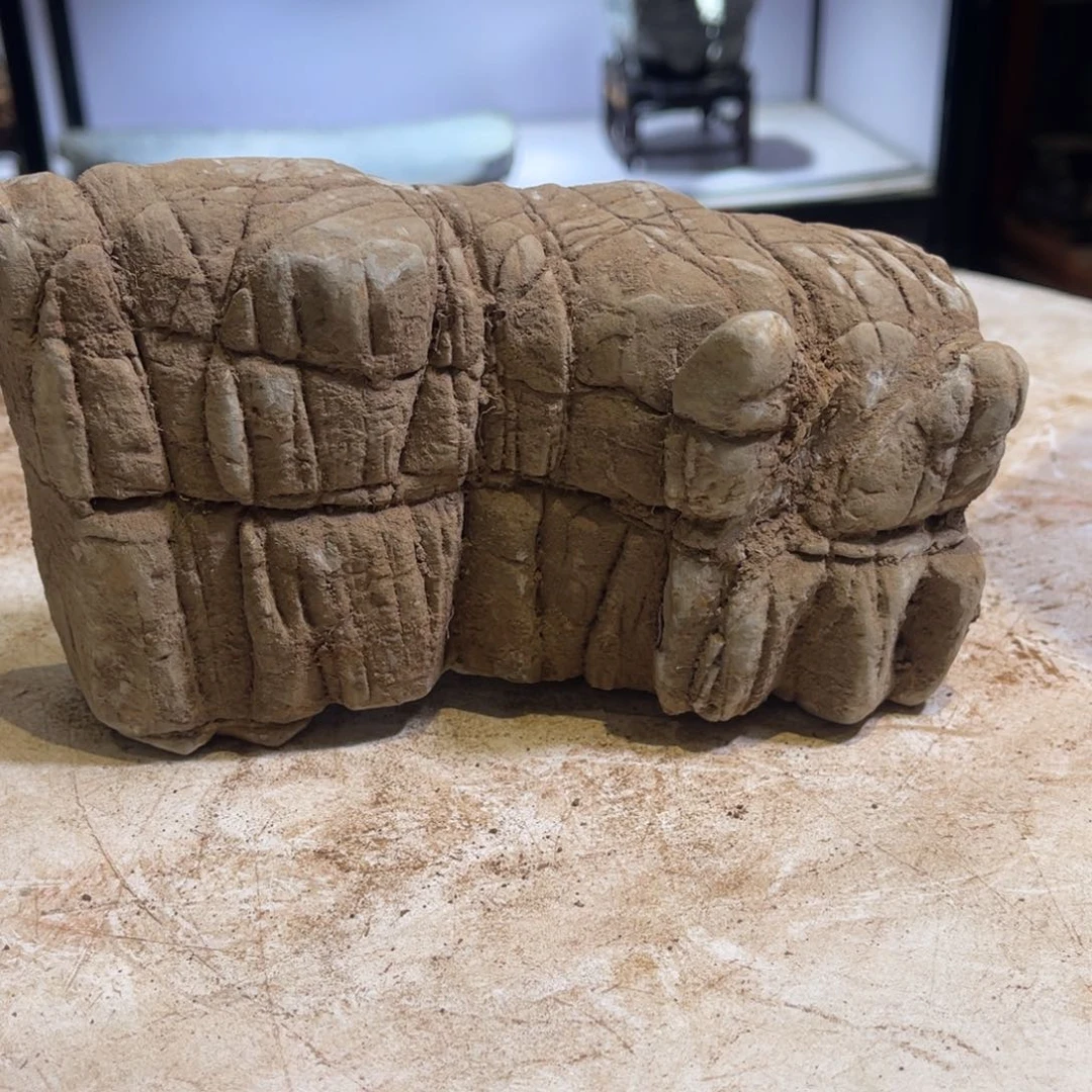 青***果石材灵璧亲密爱人是你爱吃甜食