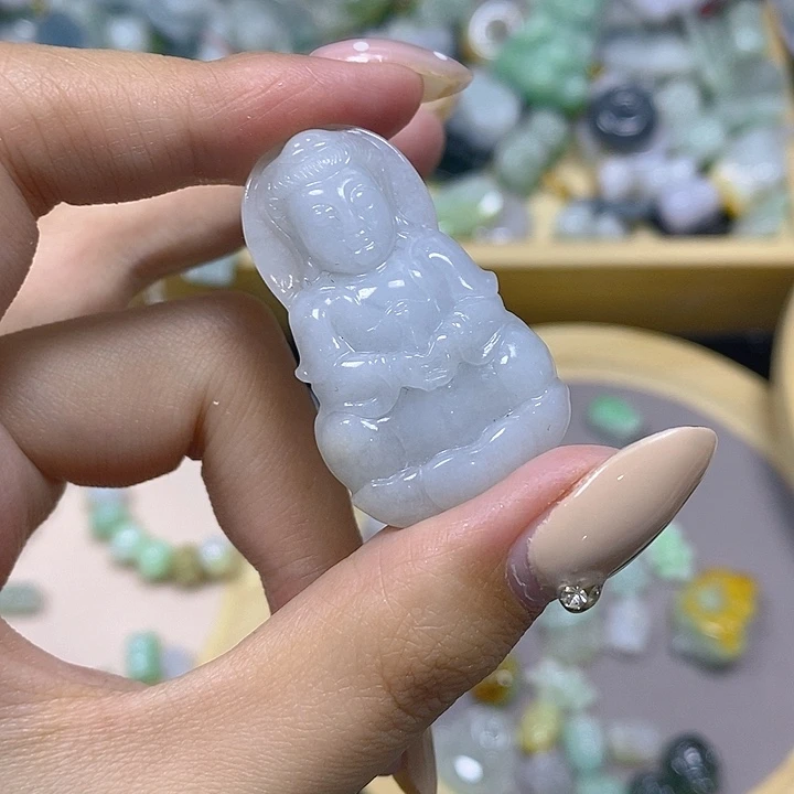 翡翠散珠天然缅甸翡翠