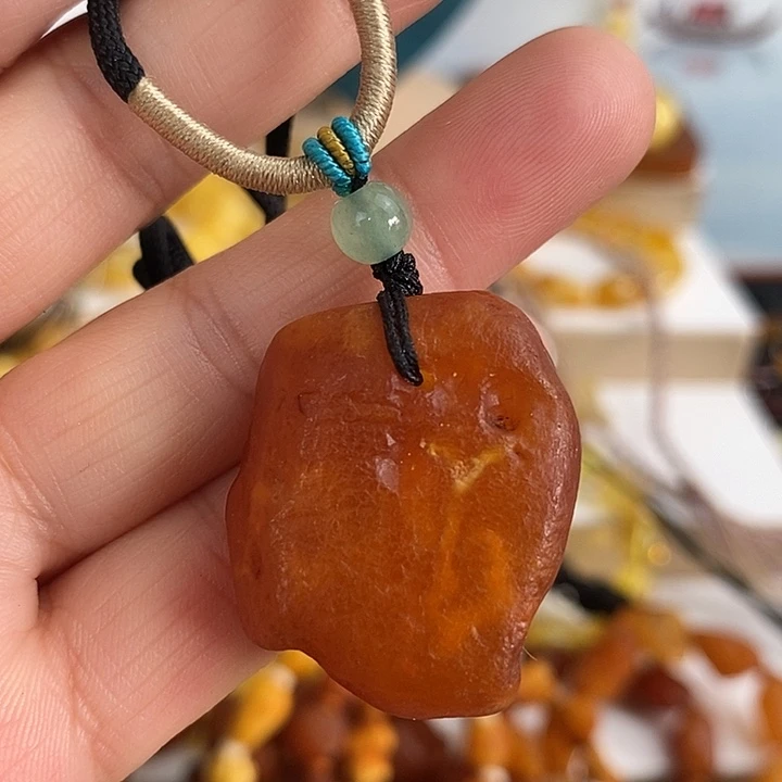 未镶嵌蜜蜡裸石吊坠