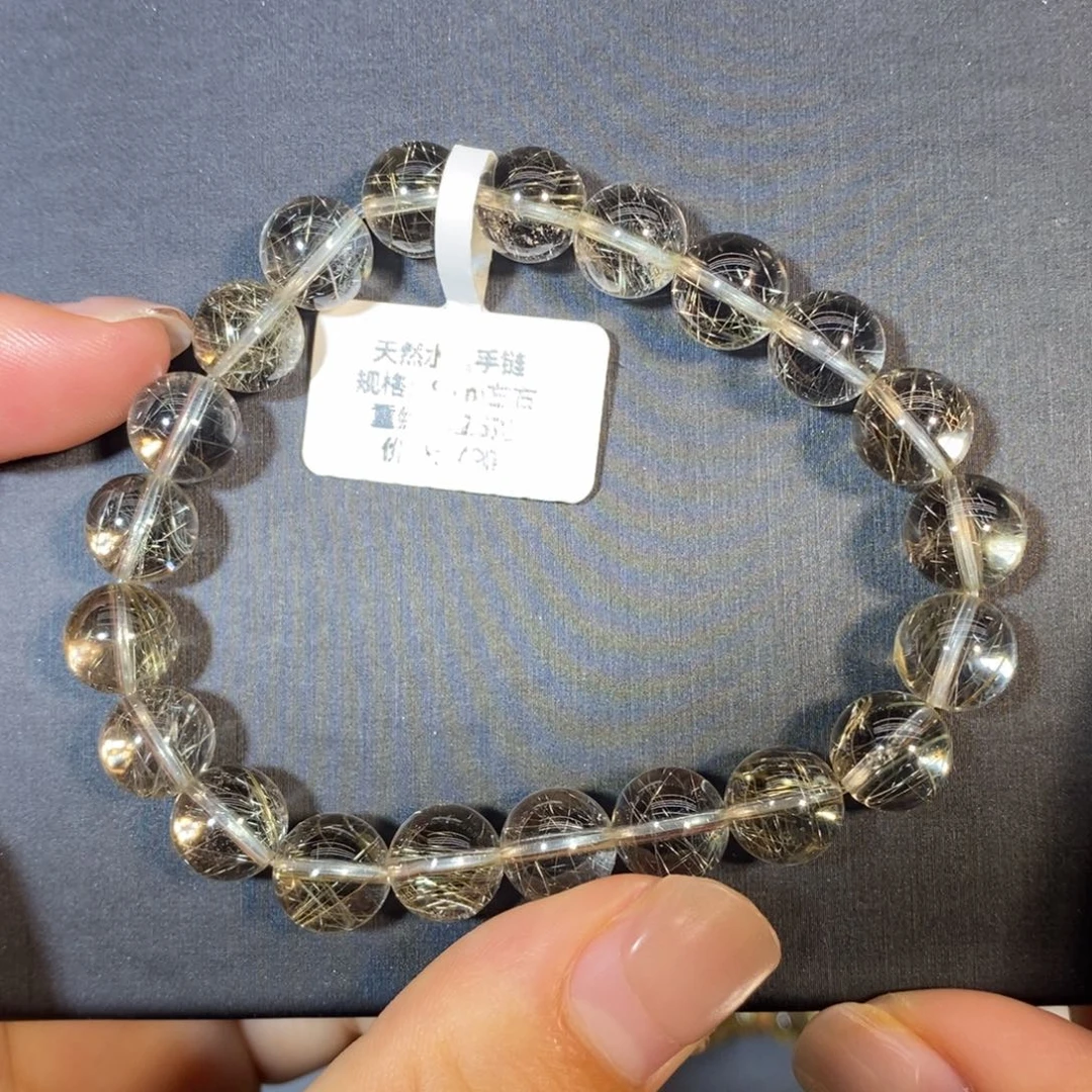 水晶手链未镶嵌手链9mm 瑾