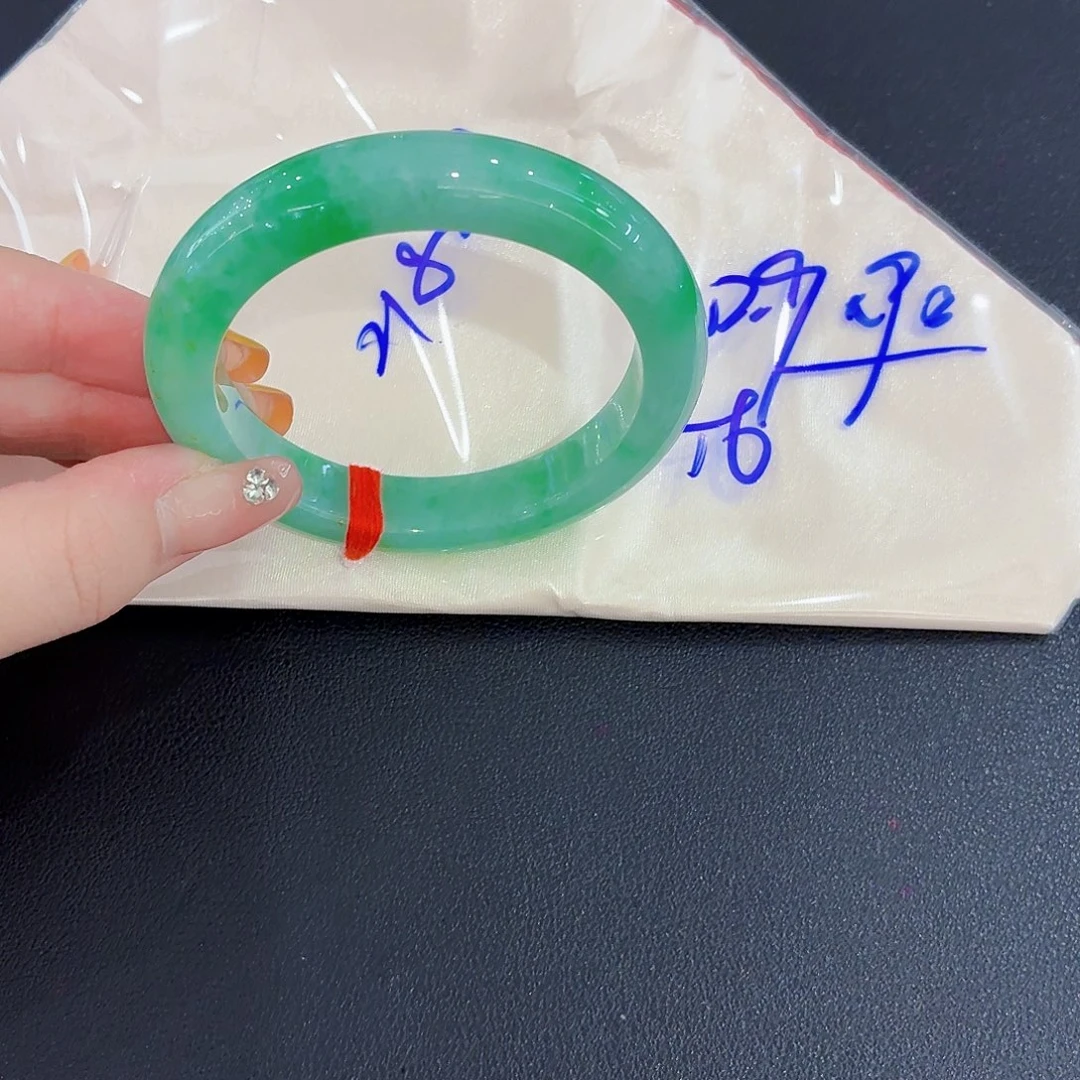 未镶嵌手镯翡翠天然缅甸翡翠手镯56