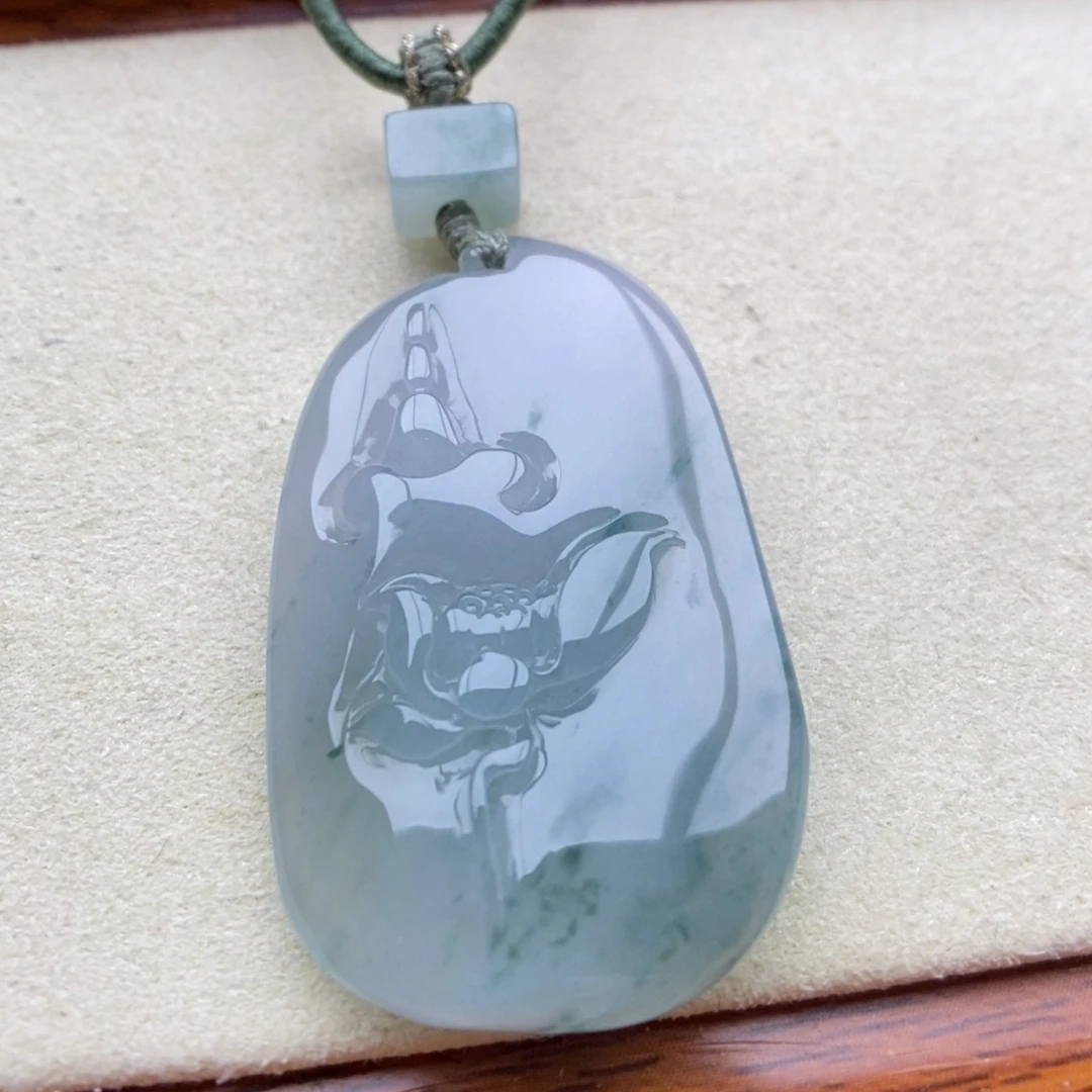 翡翠未镶嵌颈饰吊坠8