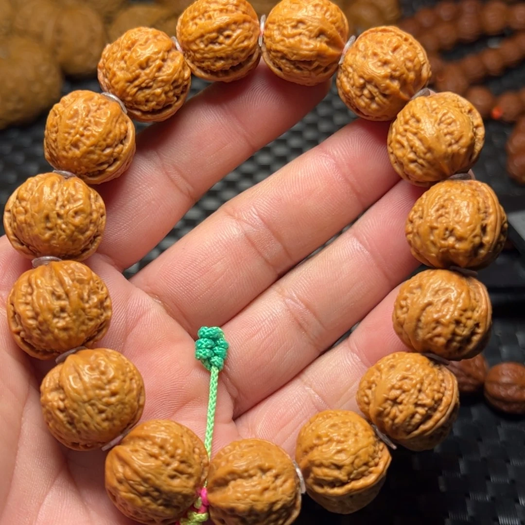 文玩核桃手串边肚19高17