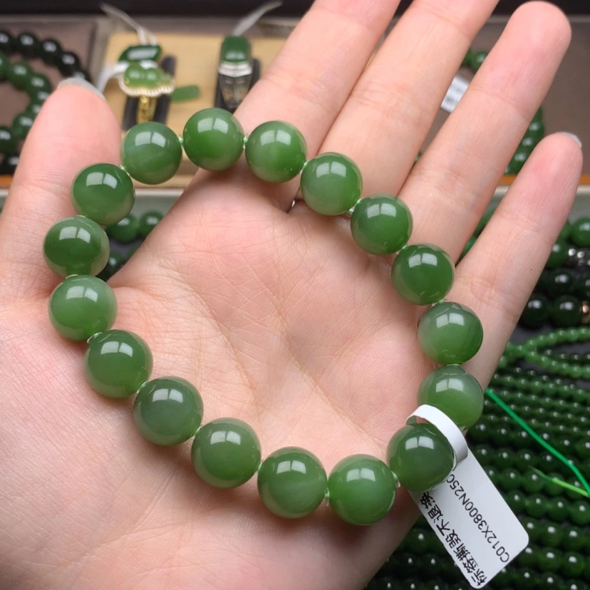 【闪购商品】未镶嵌手串和田玉（碧玉）晚****6