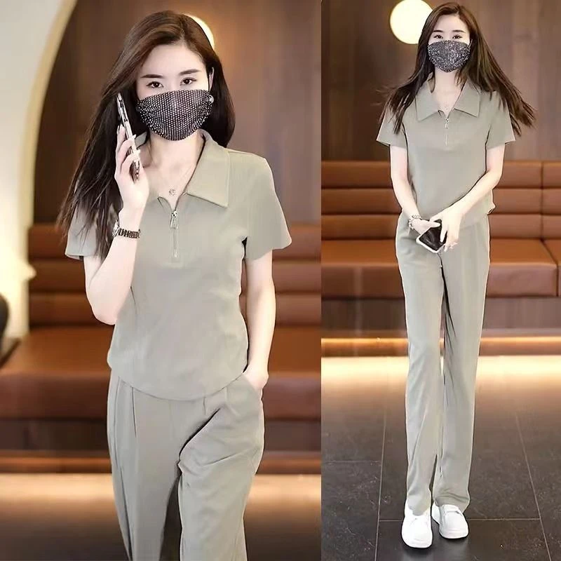 200斤胖mm大码女士休闲套装宽松显瘦洋气质妈妈装运动服两件套