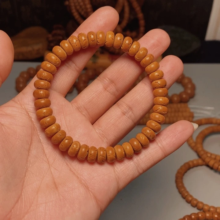 桃核吊坠鹏*～桃核手串