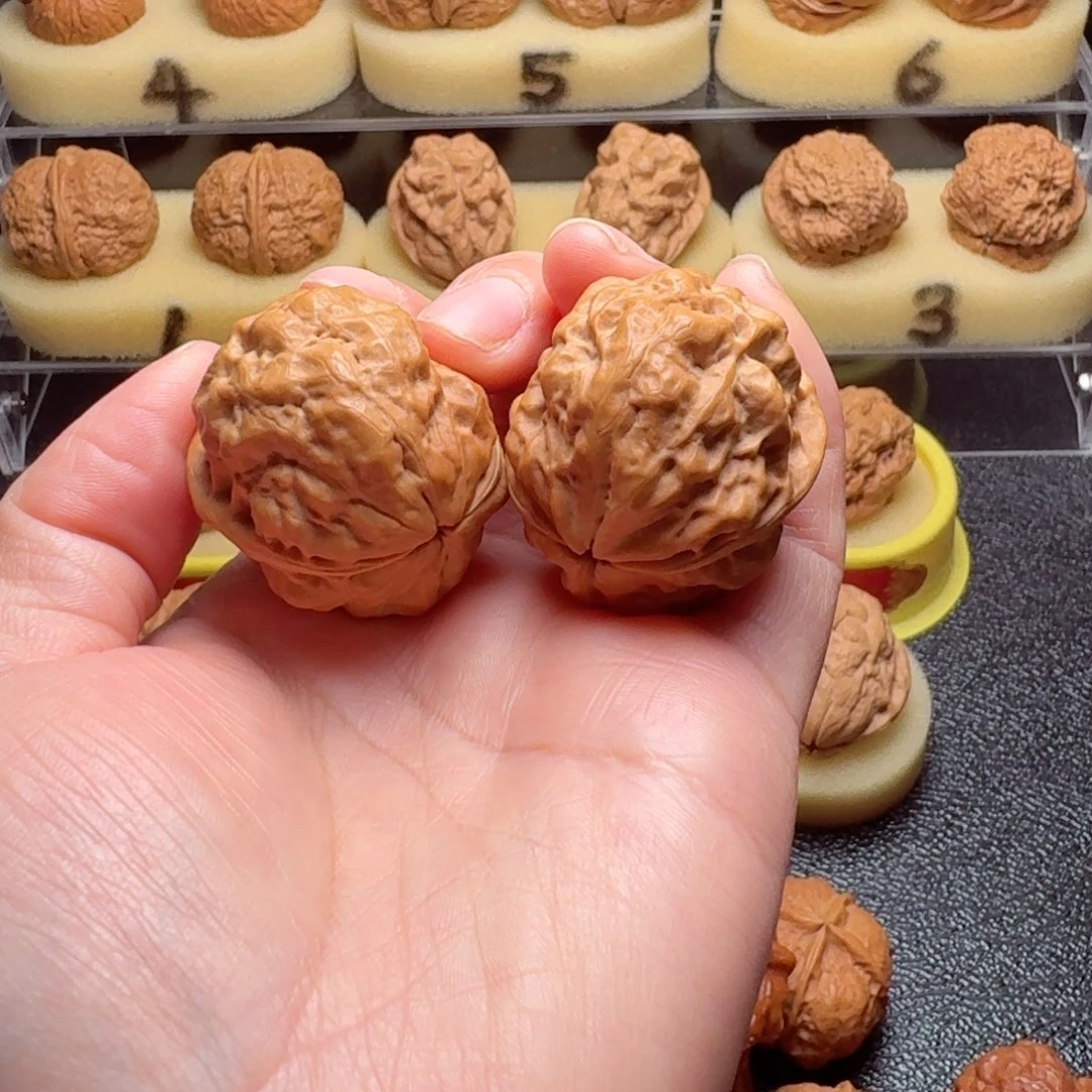 文玩核桃把件没***笑金蟾子