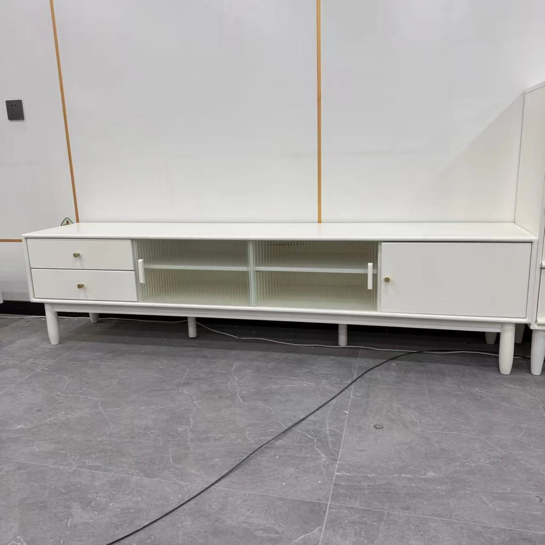 实木电视柜北欧客厅储物柜现代简约落地电视机柜靠墙地柜
