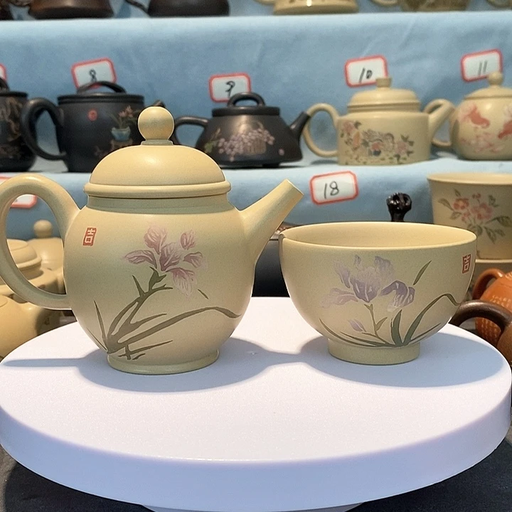 建水紫陶全手工制作工艺一壶一杯