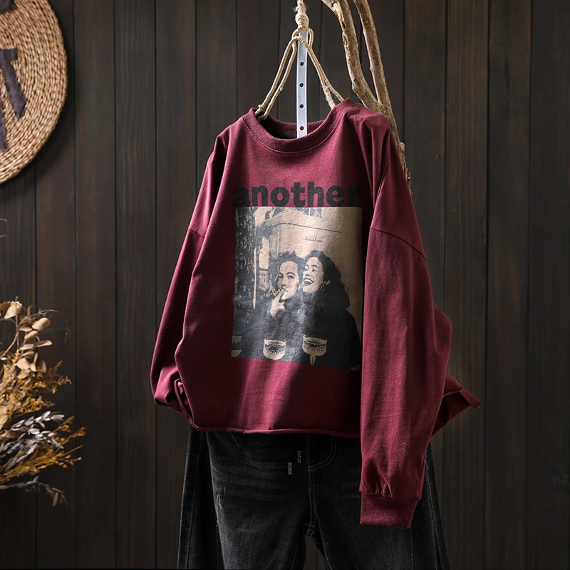 大码胖mm长袖早秋T恤2025新款显瘦外穿洋气百搭减龄宽松上衣女士