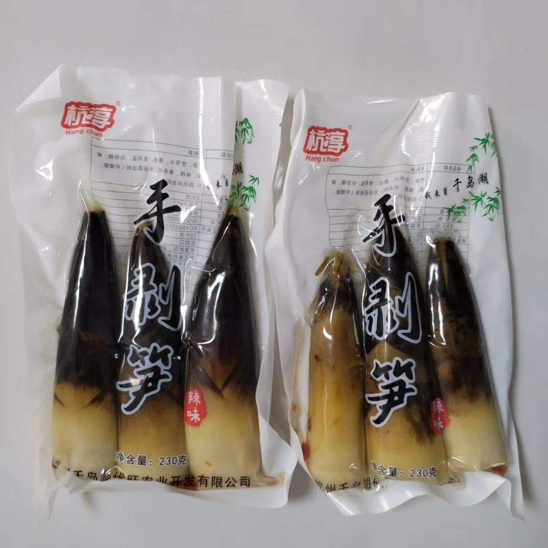 杭淳手剥笋（230克笋芽微辣）天然原生态雷笋鲜嫩脆美味手剥即食