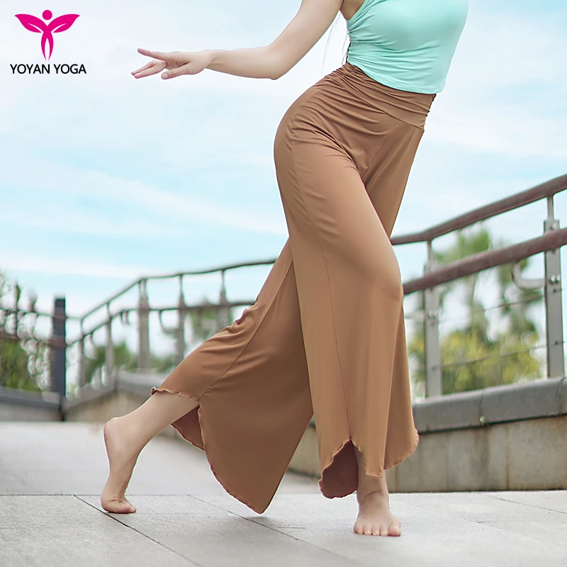 （微瑕）音乐流瑜伽舞韵裤防晒飘逸凉感防嗮高腰瑜伽裤24209