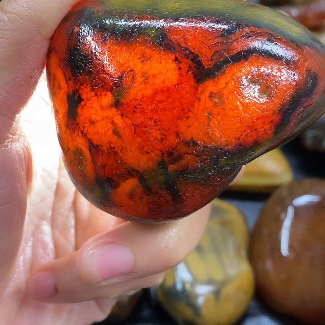 玛瑙/玉髓未镶嵌手把件