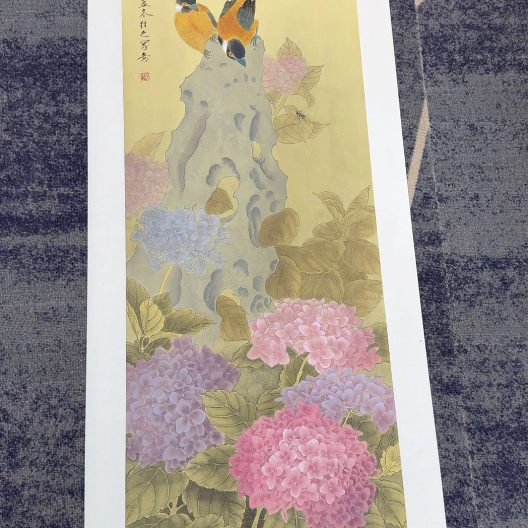 国画国画花鸟山水