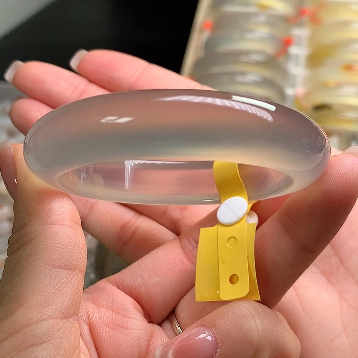 玛瑙/玉髓未镶嵌手镯5354毕业钢炮