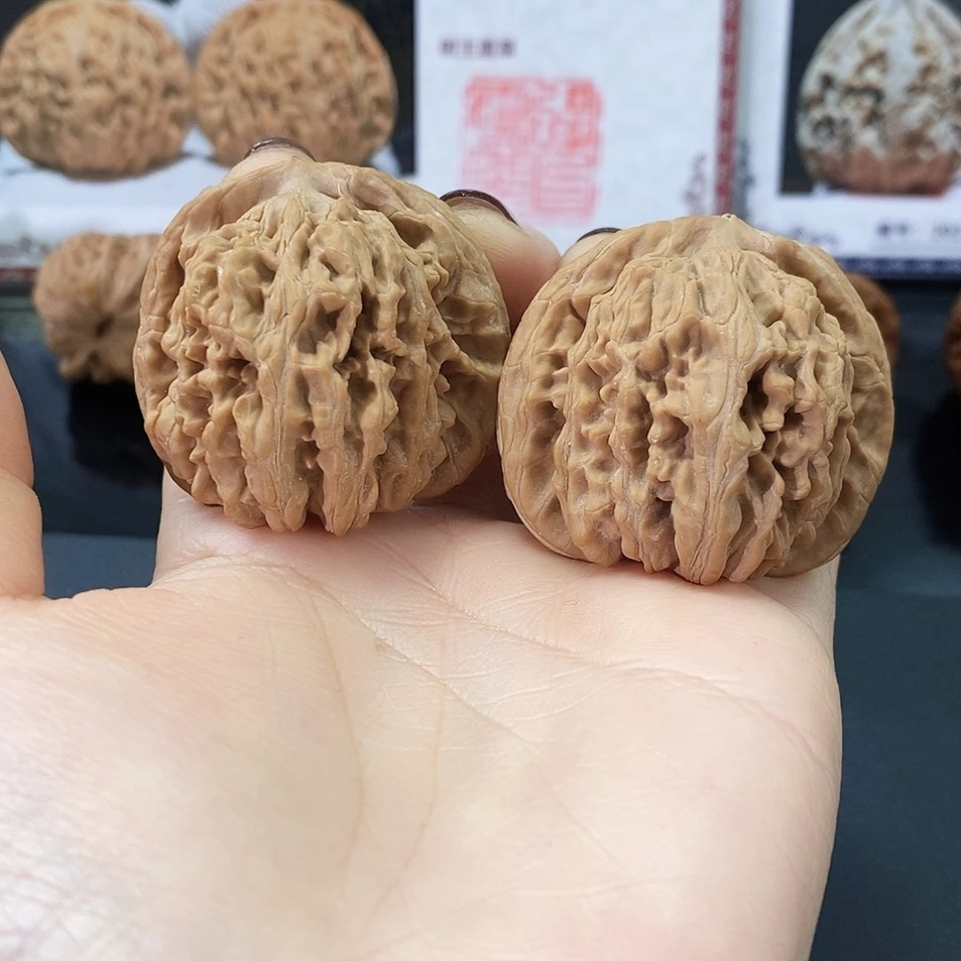 文玩核桃把件飞楼050-全品42