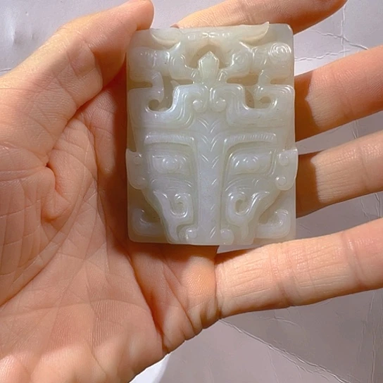 和田玉（糖玉）未镶嵌挂件一*茶