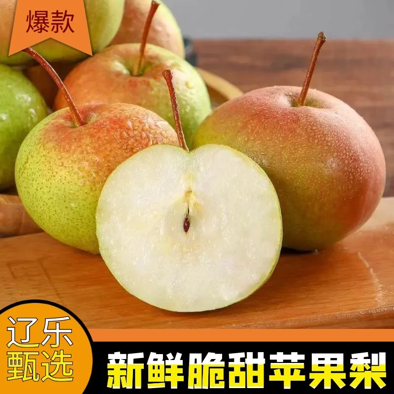 【精品】东北苹果梨新鲜应季水果脆甜汁水足当季香酥甜梨子雪梨包邮