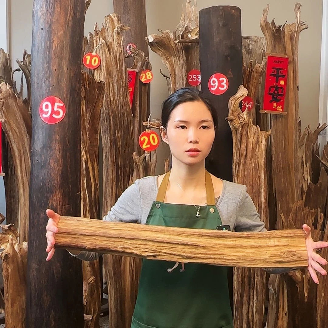 沉香木摆件沉香原木工艺品摆件➕底座