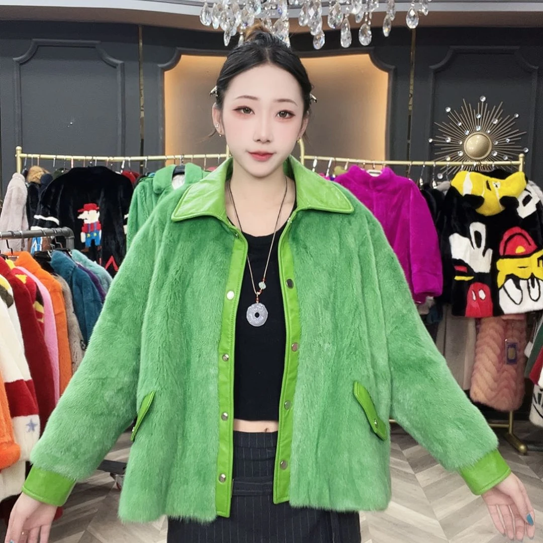 冬季新款时尚水貂