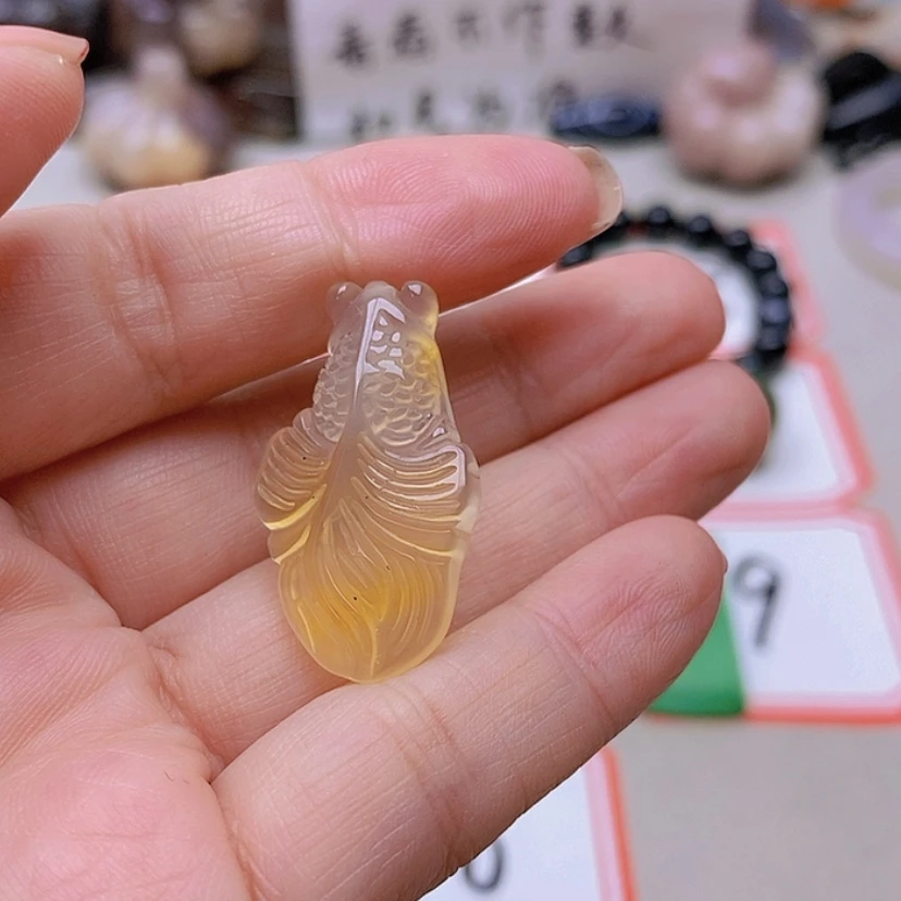 【闪购商品】未镶嵌玛瑙/玉髓珠宝半成品悠**b