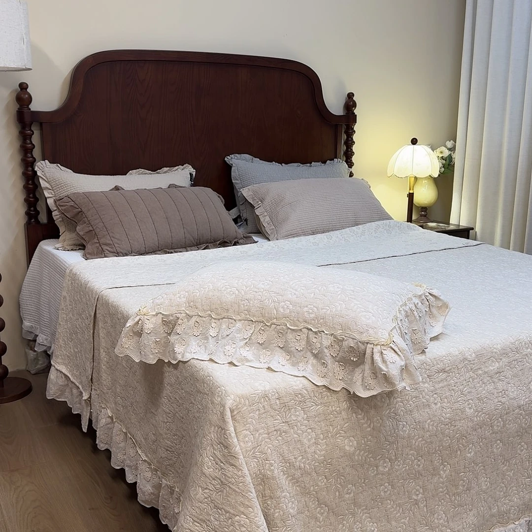 棉棉麻山茶三件套